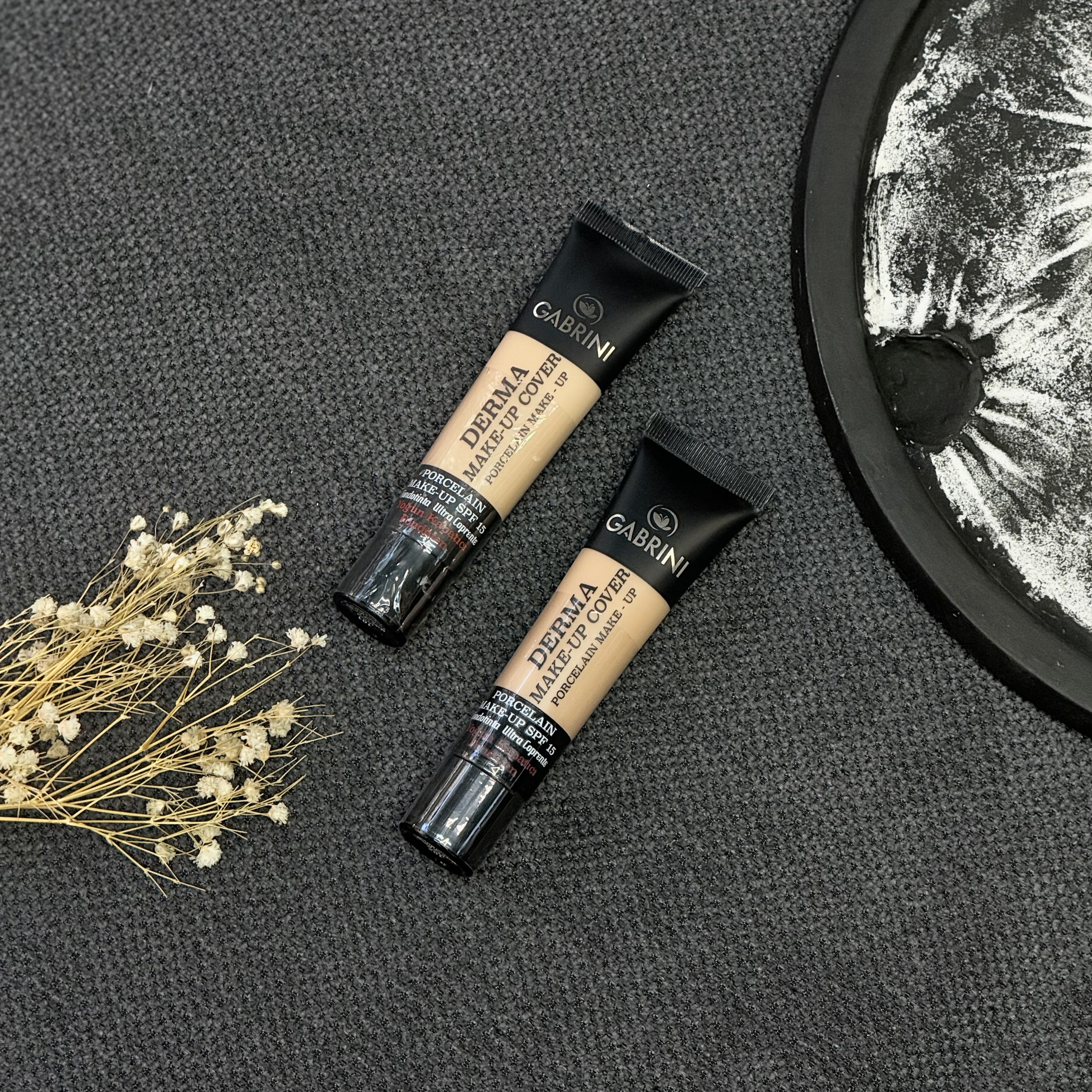 کرم پودر تیوپی گابرینی Gabrini اصل مدل Derma حجم 40 میلی لیتر